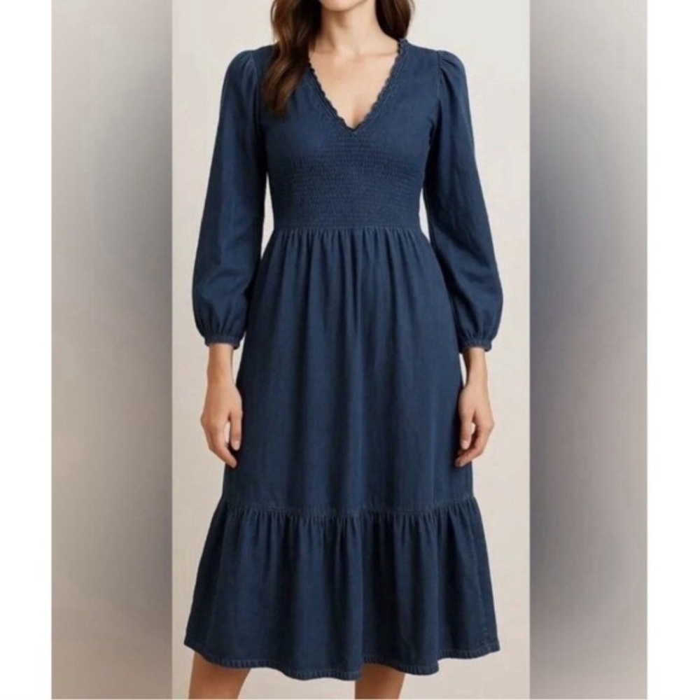 Old Navy | Denim Midi Maxi Dress ✨️